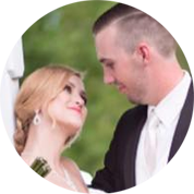 William & Ginger Harper William & Ginger Harper looking happy on the wedding at Palace Grand