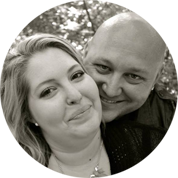 Jason & Katelynn Hoag Happy couple Jason and Katelyn Hoag smiling at Palace Grand in Spring Hill
